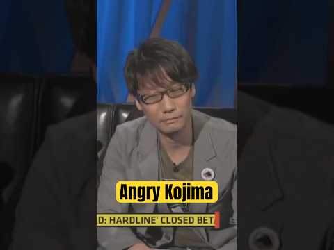 Rare footage of Hideo Kojima actually Angry.