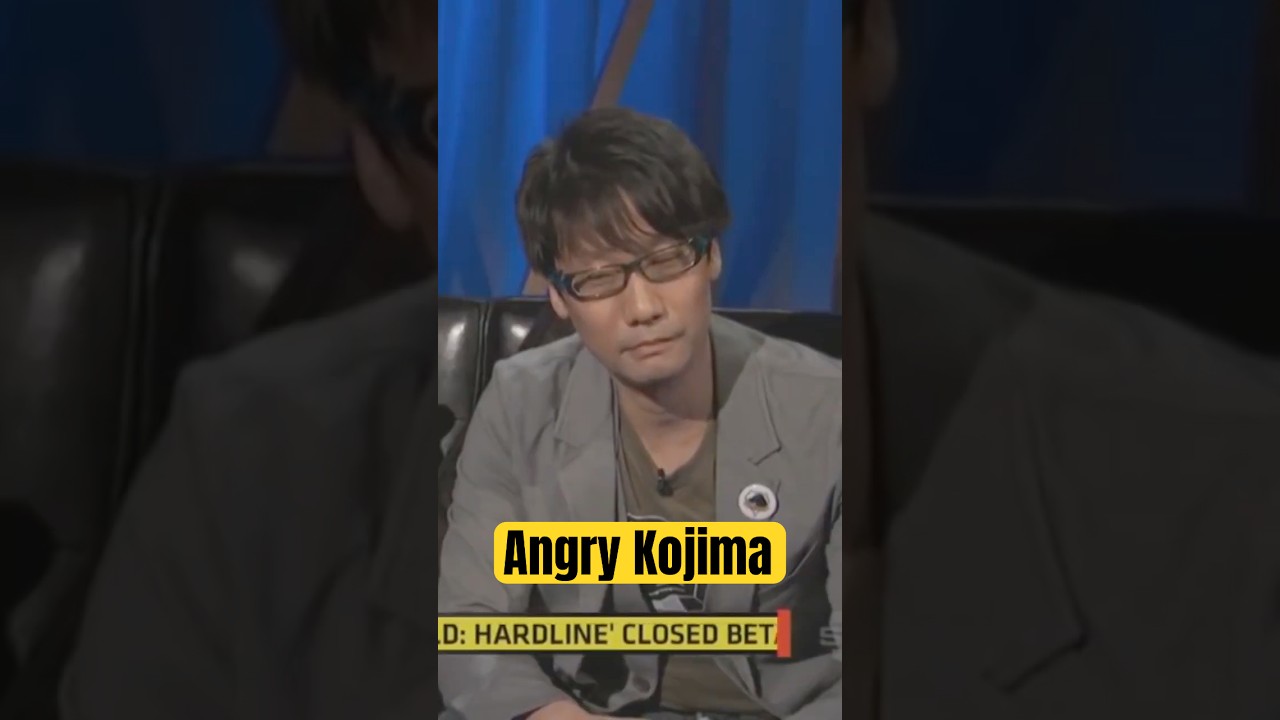 Rare footage of Hideo Kojima actually Angry.