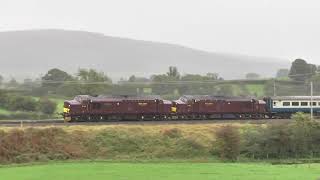 Double headed 37s on the Cumbrian Mountain Express & freinds 20 09 2025