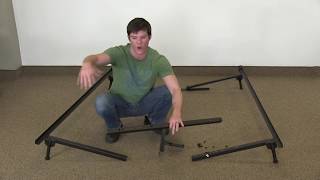 How to put together a King metal bed frame. Super simple!