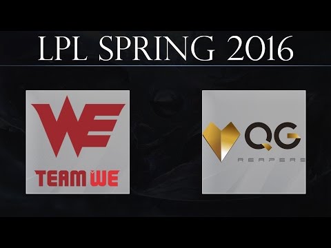 [LoL Highlights] WE vs QG G2 | Team WE vs Qiao Gu Reapers G2 (18.04.2016) | LPL Spring 2016