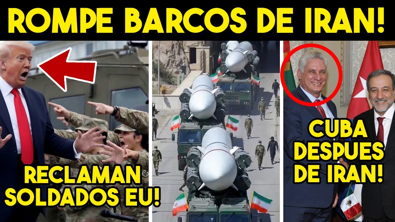 SABADAZO! IRAN SUELTA GOLPE, TRUENAN SOLDADOS EN EU. CUBA EN LA MIRA, TRUMP SE ENREDA. HOY