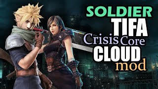 SOLDIER Tifa and Crisis Core Cloud Mod Showcase 4K