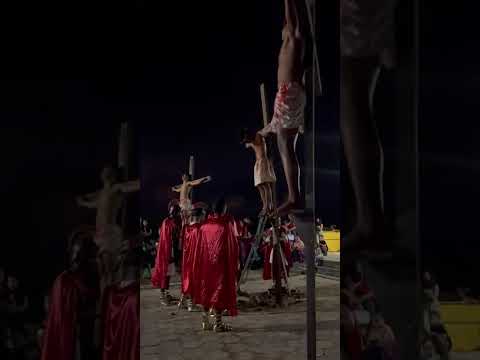 Encenação da Paixão de Cristo em Governador Newton Bello-MA.