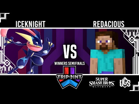 Tripoint Smash Ultimate - Winners Semifinals - IceKnight(Greninja) Vs. Redacious(Steve)