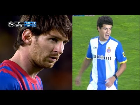 The first time Leo Messi met Philipe Coutinho