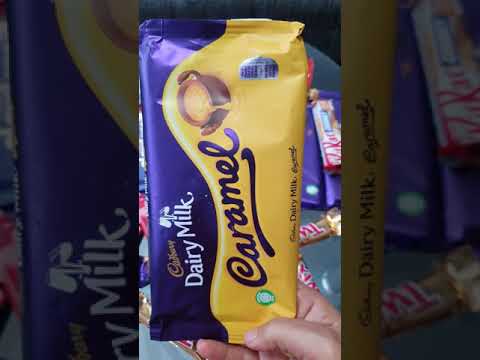 Cadbury dairy milk chocolate caramel Unboxing shorts video #shorts