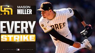 EVERY strike that Mason Miller has thrown so far this season for Padres! (NASTIEST pitcher in MLB!)