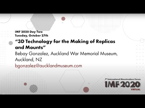 3D Technology for the Making of Replicas and Mounts