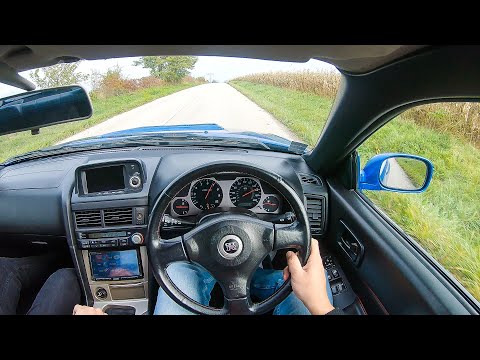 640HP Nissan Skyline GTR R34 - 4K POV Acceleration Test