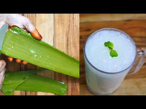 Aloe Vera Ginger Lemon Juice How to make Aloe Vera Juice Natural Cures