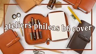My First B6 Slim Cover and Notebook | Atelier Phileas Henro Zip Organizer