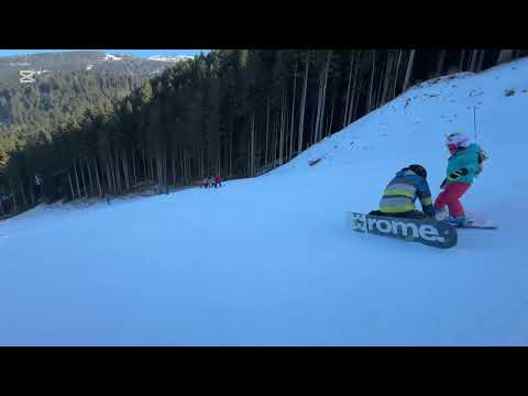 Gaggia downhill at Paganella ski area #andalo #paganellaski #pratidigaggia