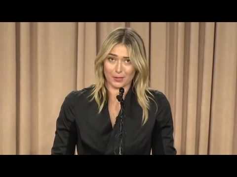 Maria Sharapova's perfect English
