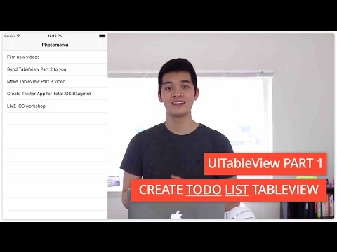 Part 4: UITableView and UITableViewController Swift Tutorial with Xcode | Episode 46