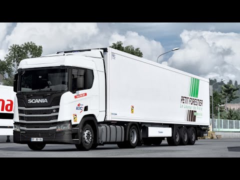 [ ETS 2 1.45 BÊTA ] SCANIA R410 REAL SOUND | REALISTIC DRIVING