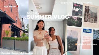 HOT GIRL SUMMER VLOG 🌴🌺 shopping + halara and Lululemon haul, patio brunch, spiderman