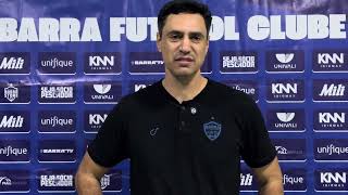 17.05 | COLETIVA DE IMPRENSA PÓS JOGO | ANÁPOLIS 1x1 BARRA FC | BERNARDO FRANCO