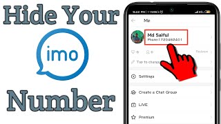 Hide imo Number and Make Call & Do Chat | imo tricks