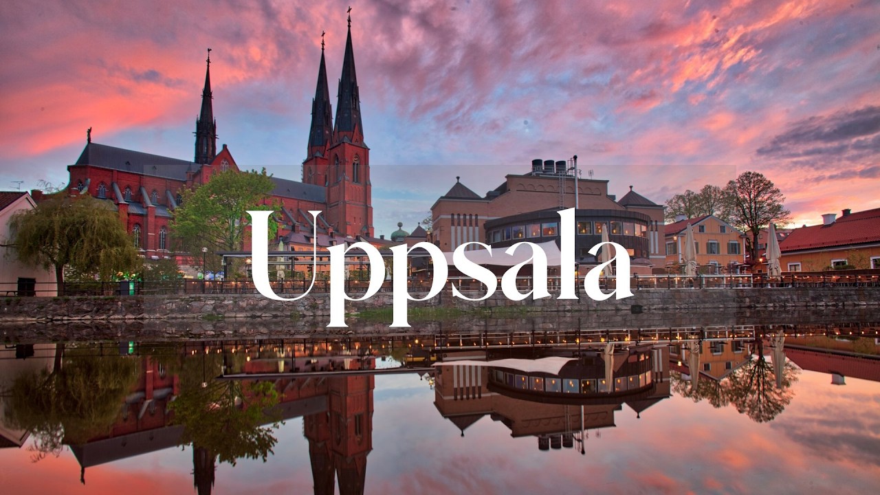 Uppsala from the Air, in Crisp 4K
