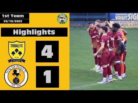 Highlights | Tividale 4-1 Racing Club Warwick | MFLP | 29/10/2022