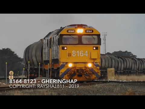 2CK5 - 8164-8123 (Grain) Gheringhap - Australian Trains by Raysha1811