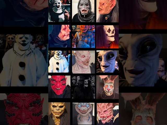 Vídeo relacionado con OATTIS Máscaras de Halloween Spooky Masks Máscara de tamaño ajustable #090604