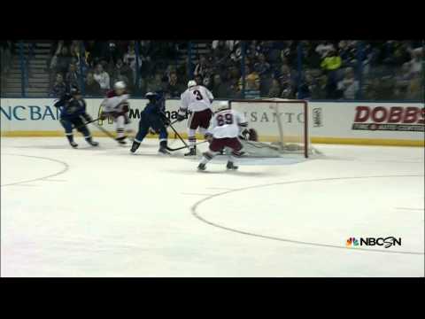 Oliver Ekman-Larsson OT slapshot goal 3-2 Phoenix Coyotes vs St. Louis Blues 11/12/13 NHL Hockey.