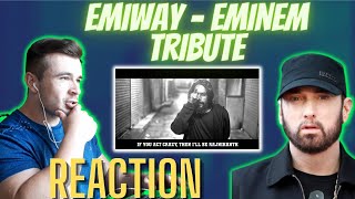 Emiway - Eminem Tribute (REACTION!!)