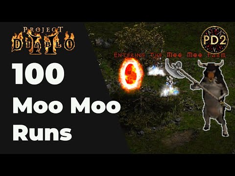 Project Diablo 2 - 100 Cow runs with Dark Pact Necromancer - do we own it?!