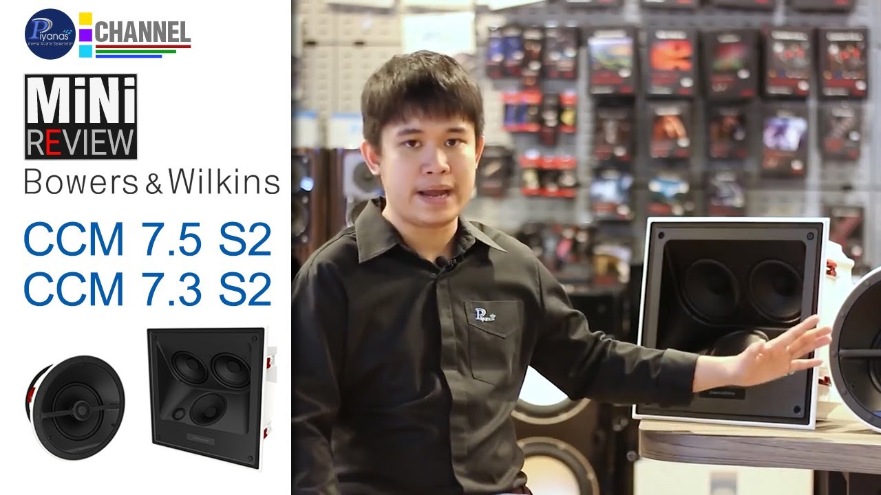 video Loa âm trần B&W CCM7.3 S2 chính hãng 0