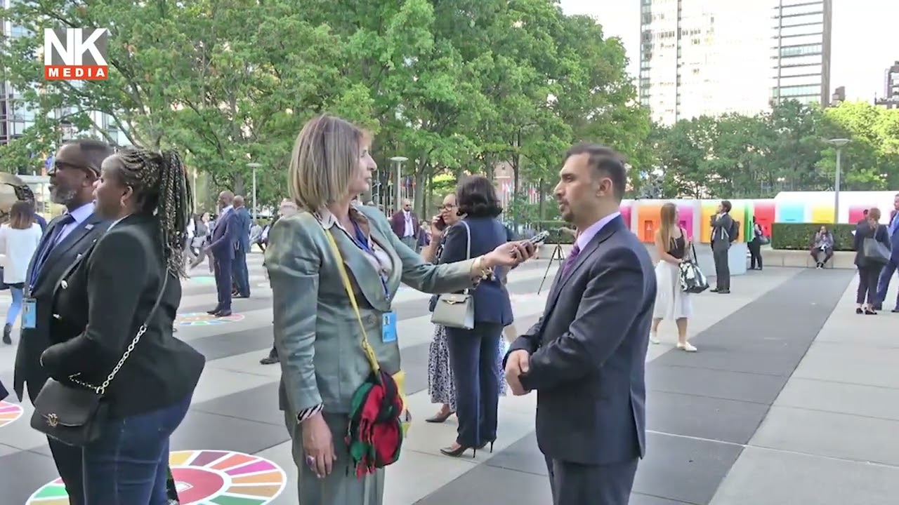 اولین گفتگوی نصیر احمد فایق با رسانه ها در حاشیه هفتاد وهشتمین نشست مجمع عمومی سازمان ملل متحد