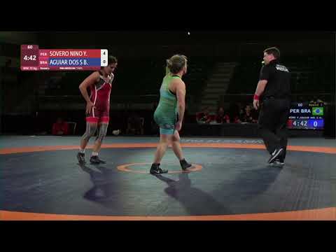 Round 2 WW - 72 kg: Y. SOVERO NINO (PER) v. B. AGUIAR DOS S (BRA)