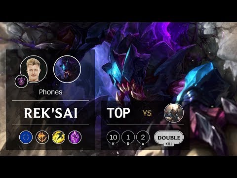 Rek'Sai Top vs Pantheon - EUW Master Patch 9.23