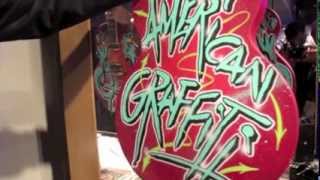 NAMM 2014 Gretsch Custom Shop Mr. Kaves Graffiti 6120s