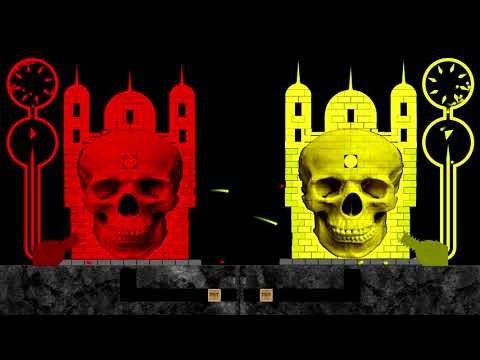 Scull Castle Destruction Marble Race ☆ The War Day #23