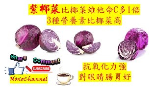 【健康飲食】【紫椰菜】紫椰菜含豐富膳食纖維及營養素與礦物質，有助抗炎、防血管疾病、護膚護目、有助腸胃健康。知多D，健康D，人生快樂每一天。