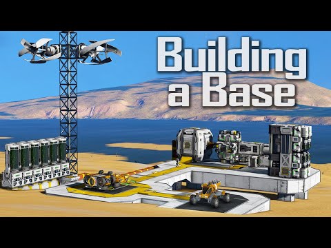 Getting Started with Your First Base in Space Engineers | Refineries, Assemblers and All the Rest