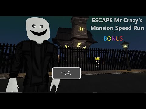 ESCAPE Mr Crazy's Mansion Bones Speed Run