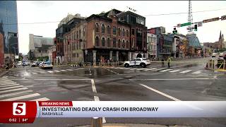 1 dead, 3 hospitalized after driver hits pedestrians on Broadway in Nashville