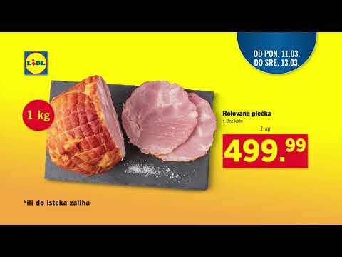 Lidlova sveža ponuda od ponedeljka, 11.03.2019.