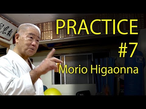 Morio Higaonna's Karate practice #7  | KATA SHISOCHIN | 東恩納盛夫先生の鍛錬その7