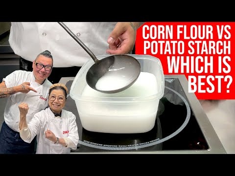 Chinese Cooking Secret: Potato starch 🥔 Vs Corn Flour 🌽 Which is BEST? 💪🏼