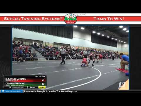 G 7-8 91 Sloan Johannsen Legends Of Gold Vs Carter Freeman Sebolt Wrestling Academy