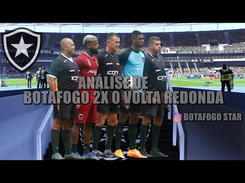 ANÁLISE E MELHORES MOMENTOS DE BOTAFOGO 2X0 VOLTA REDONDA - JOGO TREINO