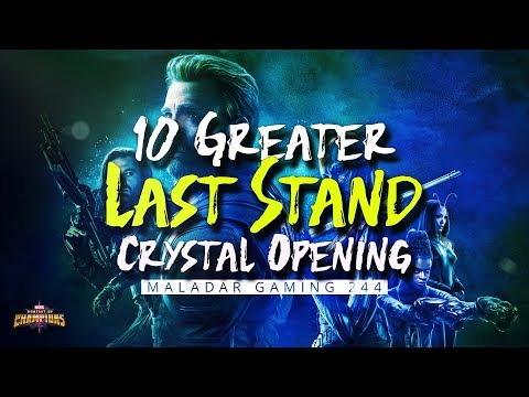 10 Greater Last Stand Crystals Opening 👍 #EИD #MCOC