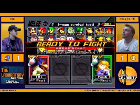 S@LT #53  SluG Falco vs CtrlAltDelete Peach   Losers Finals   Melee Singles