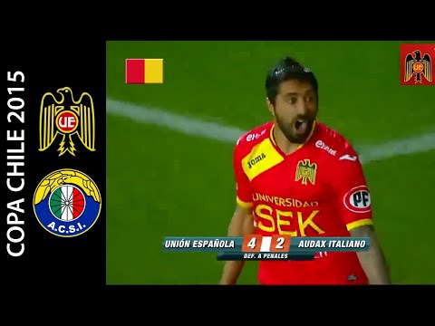 Unión Española 3-2 Audax Italiano - Cuartos de Final Vuelta Copa Chile 2015 - Goles + Penales