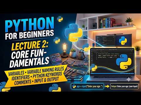 Python Programming Lecture 2 Variables Identifiers Keywords Comments Inputoutput