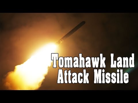 USS Monterey fires a Tomahawk land attack missile